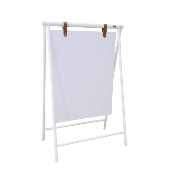 Metal Swing A-Frame Sidewalk Sign with PVC Panel – Durable Outdoor Advertising Sign