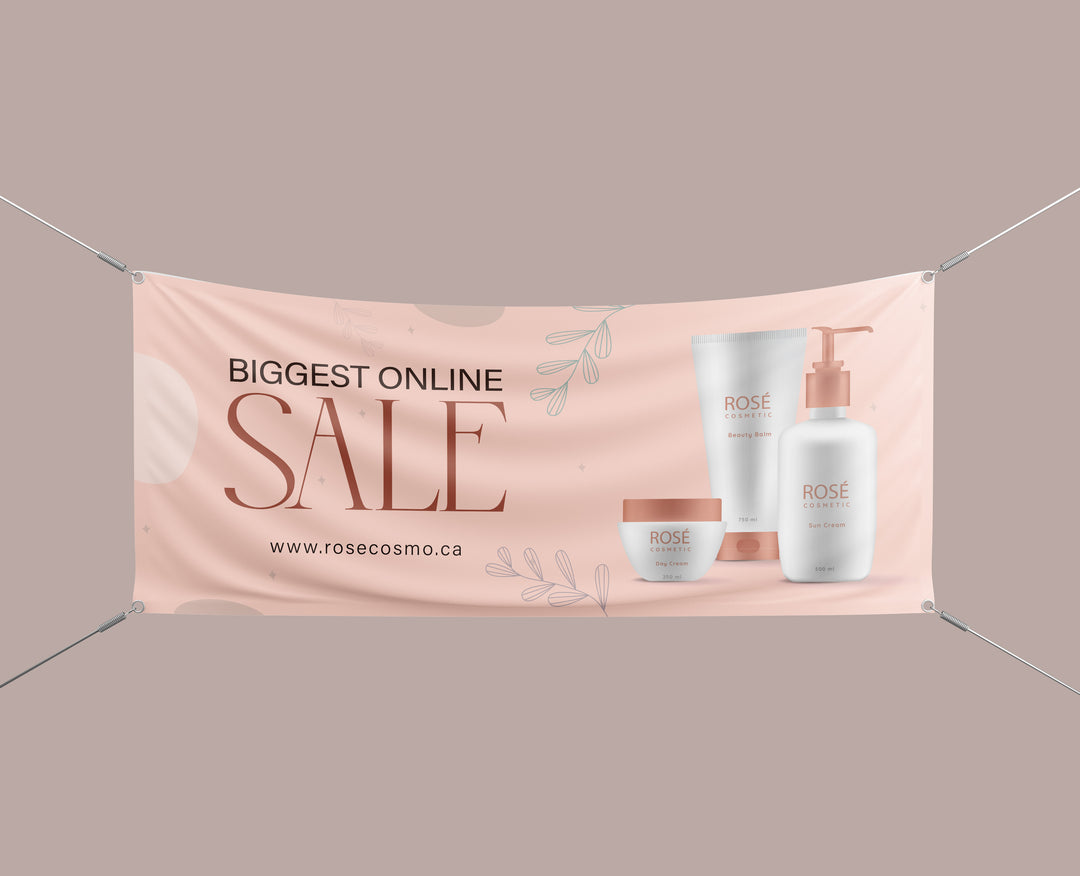 Custom Vinyl Banners – Durable, Weather-Resistant Advertising for Indoor & Outdoor Use