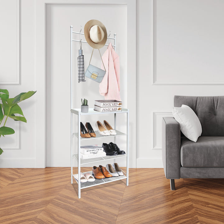 Lois Coat & Shoe Rack #FGR030