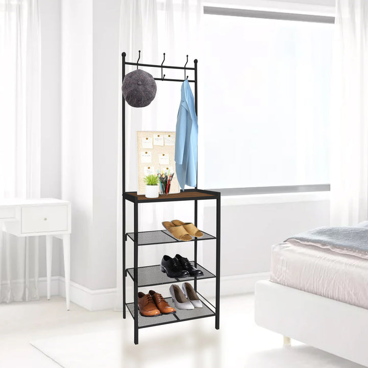 Lois Coat & Shoe Rack #FGR030