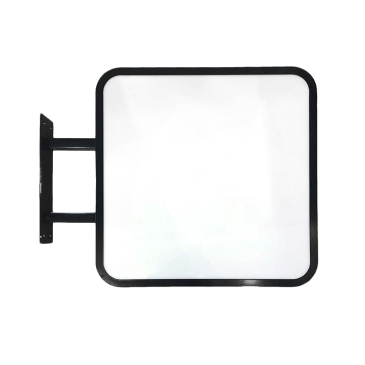 Double‑Sided Wall Mount Square Lightbox Sign – Metal Frame Signbox (20″×20″ / 28″×20″ Options)