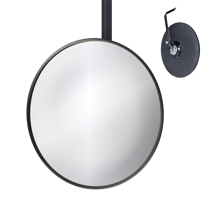 Security Convex Mirror – Indoor & Outdoor Safety Mirror for Blind Spots | Wall & Pole Mount