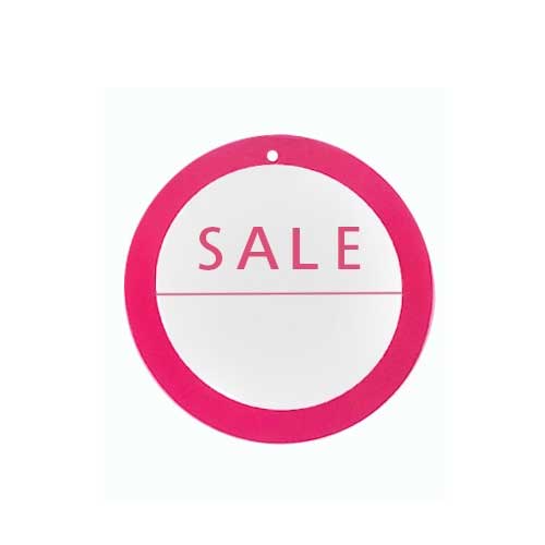 Circle Sale Price Tags 2½" - STAG002