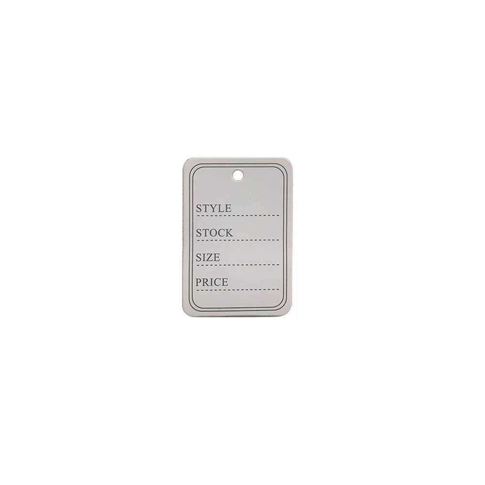 Price Tag 1⅜"W x 2"H - Tag012
