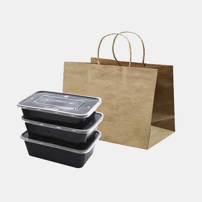 Restaurant Take-Out Paper Bags