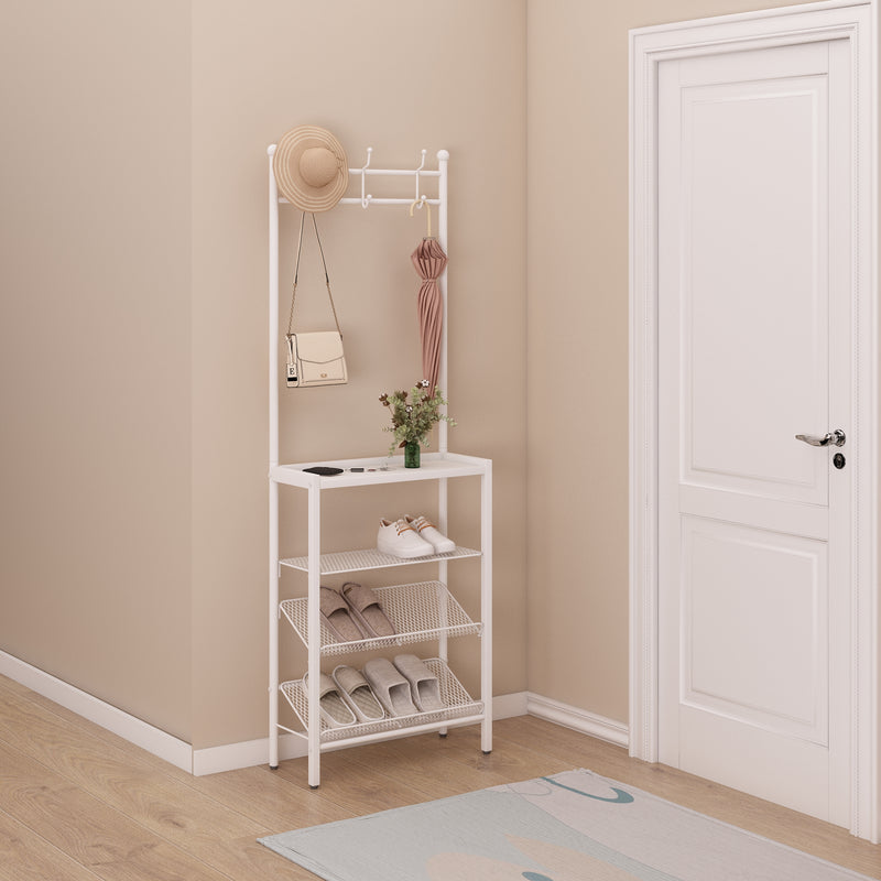 Clark Coat & Shoe Rack 