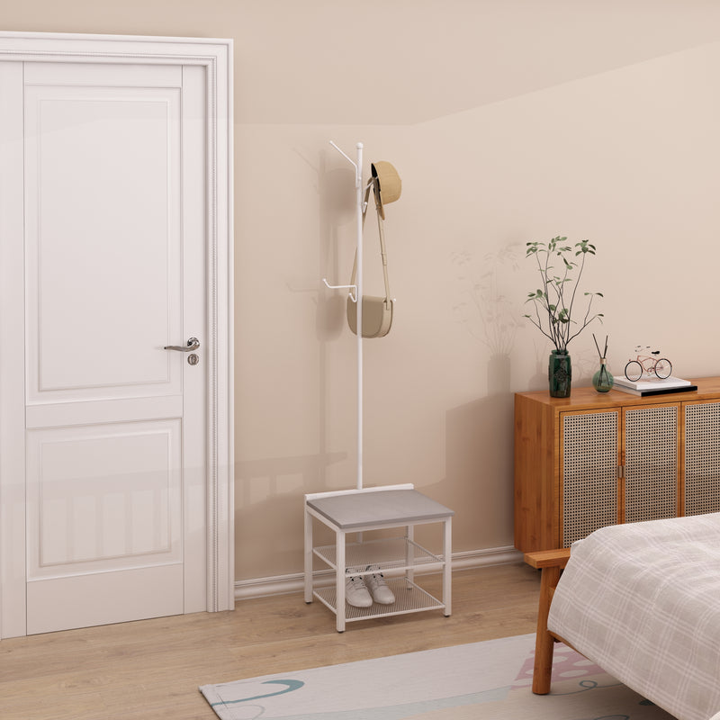 Tracy Tree Coat & Shoe Rack W/Bench 