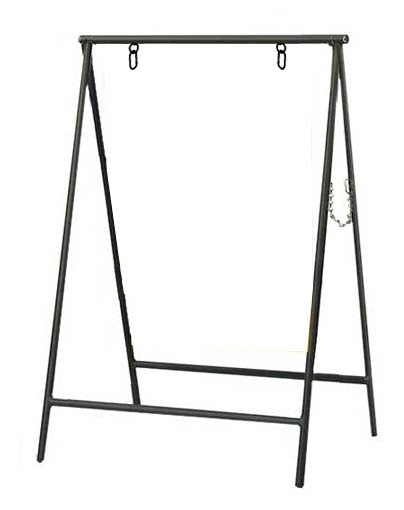 Metal Swing Sign (20 ½ x "W x 32"H)–  Black Powder-Coated Frame for Sidewalk & Retail Display
