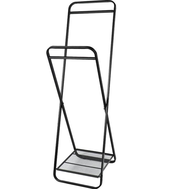 Colton Collapsible Garment Rack with Wheels - Heavy-Duty Clothing Organizer for Retail & Home Use