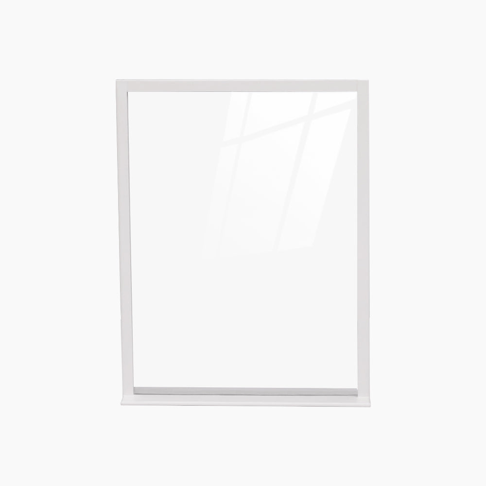 Countertop Metal Sign Holder – Steel Display Stand for Retail Counters & POS, Black or White, Sizes 4″×6″ / 5″×7″ / 8.5″×11″