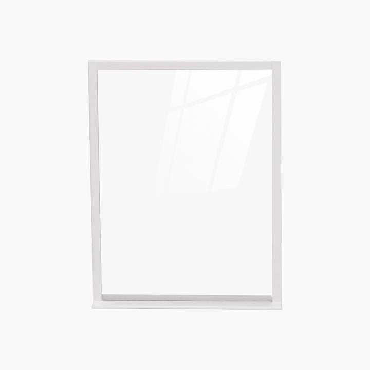 Countertop Metal Sign Holder – Steel Display Stand for Retail Counters & POS, Black or White, Sizes 4″×6″ / 5″×7″ / 8.5″×11″