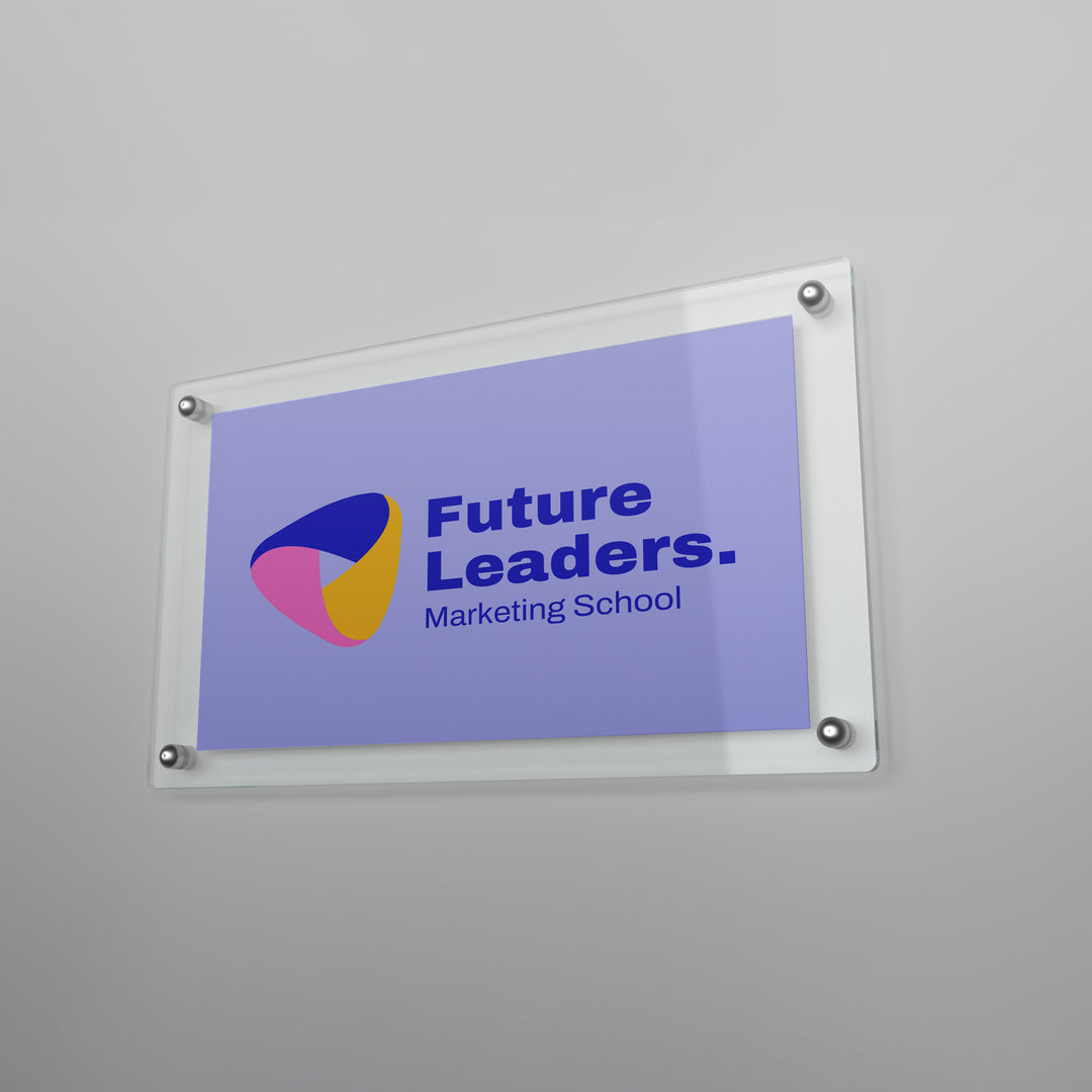 Custom Wall Mount Acrylic Sign - Personalized Business Signage for Offices, Stores & Events