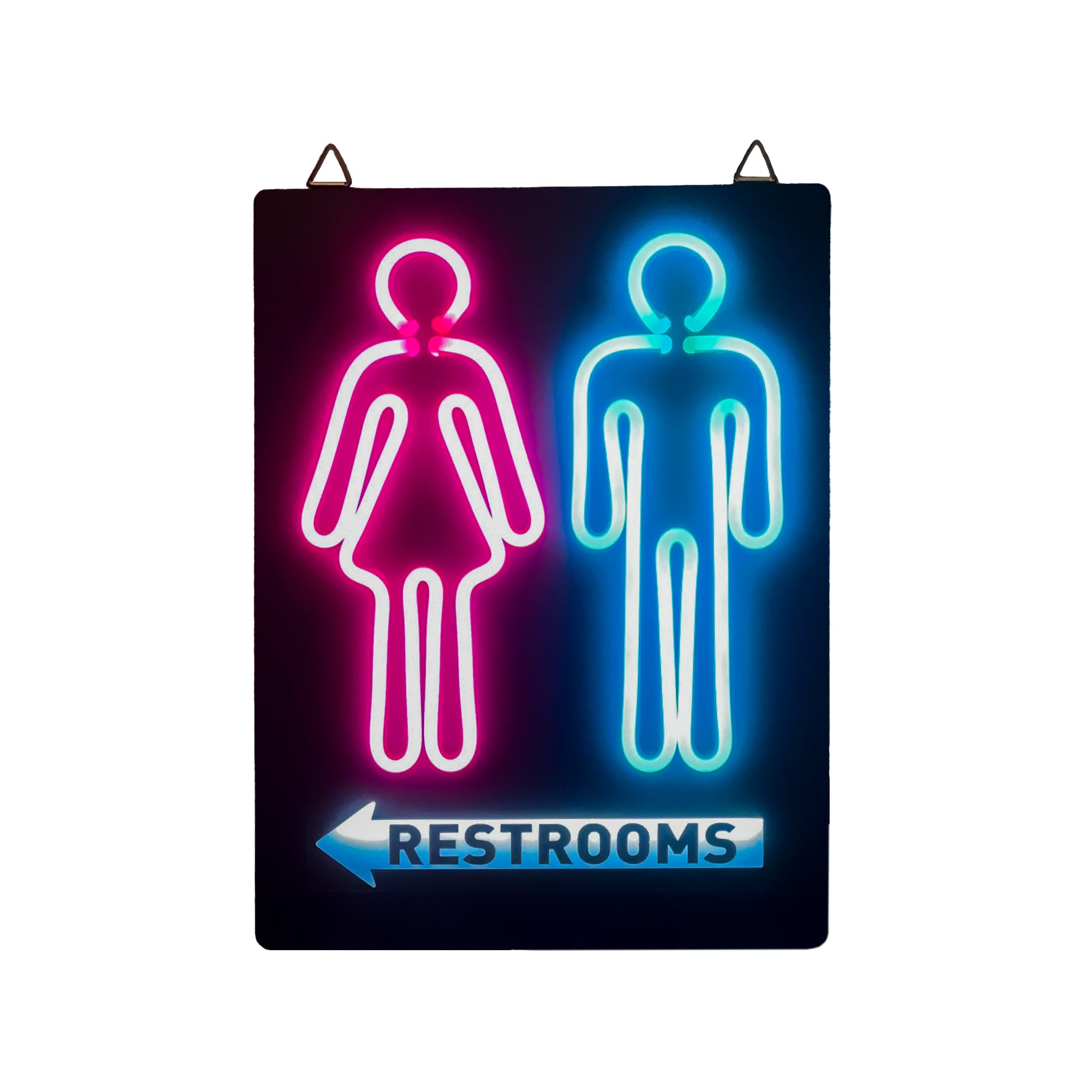 Led Restroom Sign Restroom Plastic Neon LED Sign – Bright, Energy-Efficient Signage for ...
