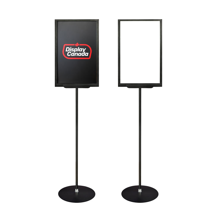 Nobility Poster Floor Stand – Freestanding Sign Holder for Business, Retail & Events | Sturdy & Sleek Display Stand