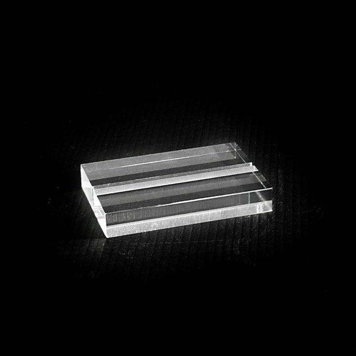 Clear Acrylic Block Tag Holder 3"W x ½"H (5 pcs) - CTS0111