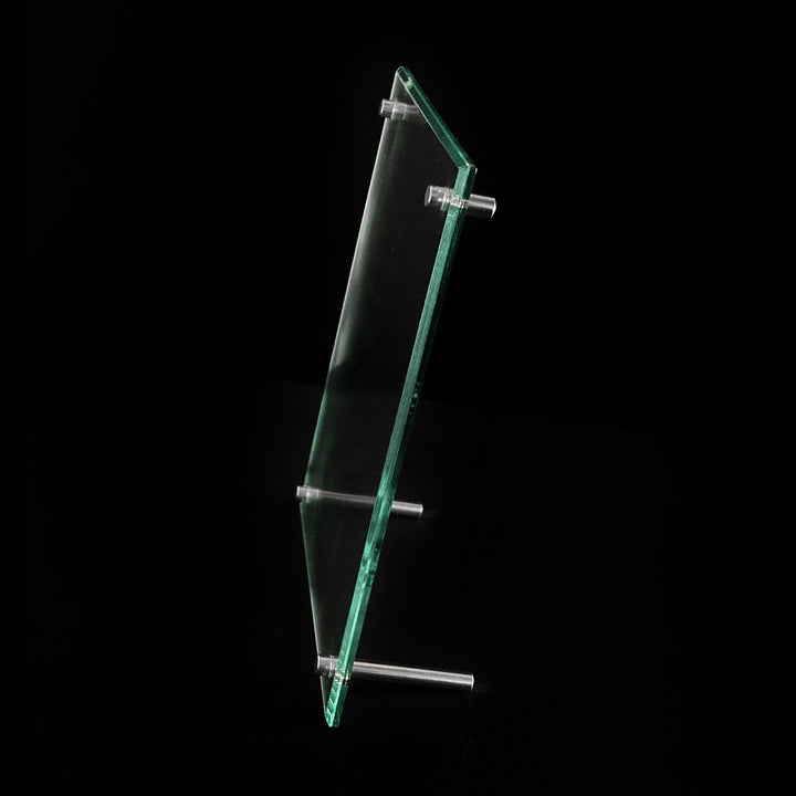 Angled Clear Acrylic Sign Holder 6½"W x 8½"H (2 pcs) - CTS0215