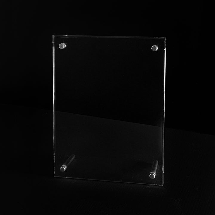 Angled Clear Acrylic Sign Holder 6½"W x 8½"H (2 pcs) - CTS0215