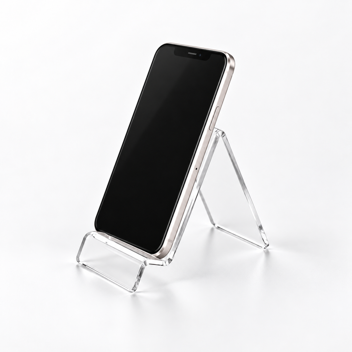 Clear Acrylic Display Riser – Small Countertop Display Stand (5-Pack)