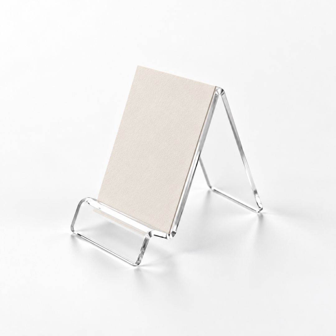 Clear Acrylic Display Riser – Small Countertop Display Stand (5-Pack)