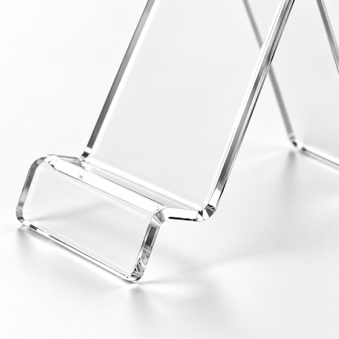 Clear Acrylic Display Riser – Small Countertop Display Stand (5-Pack)