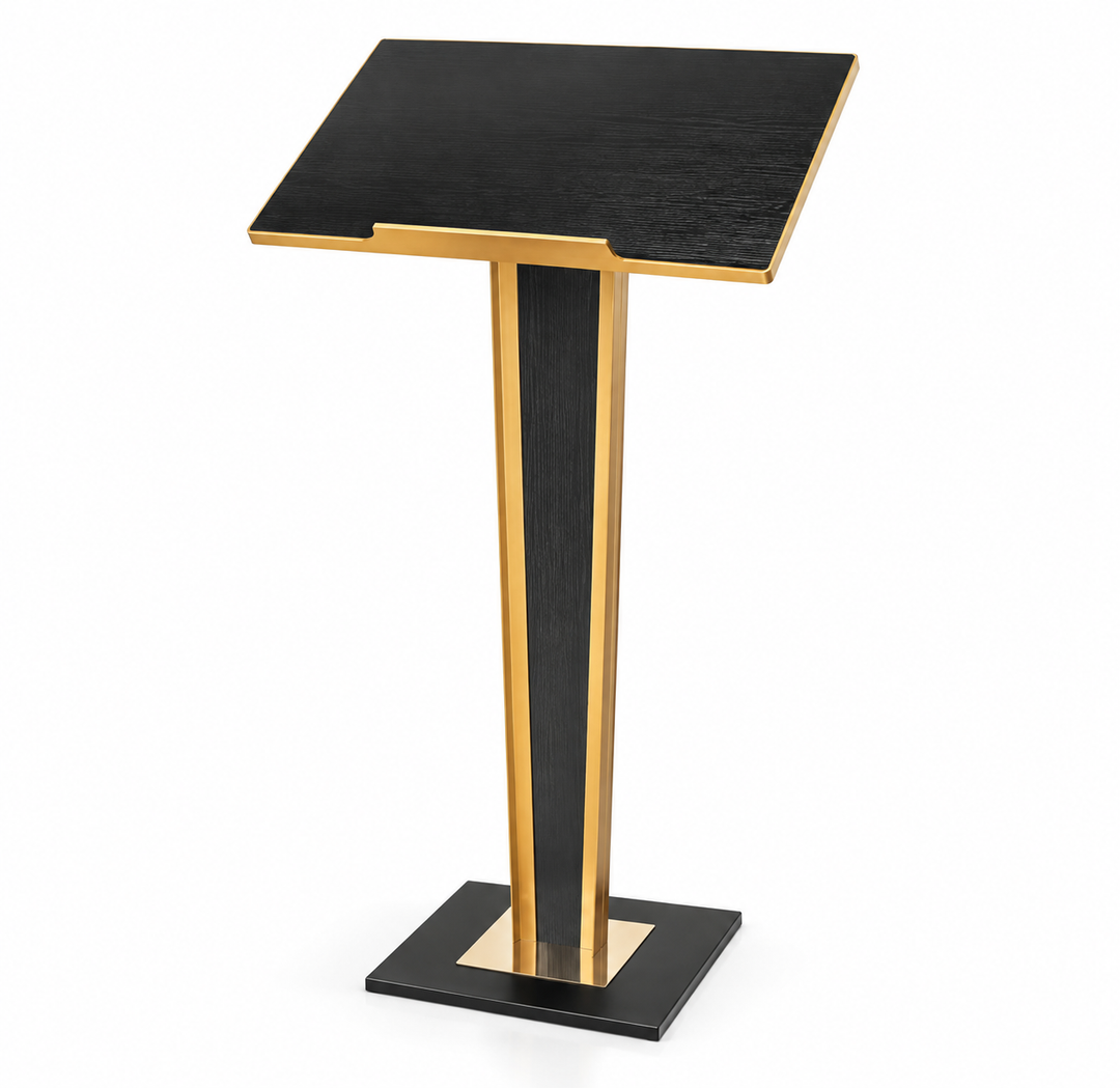 43"H Podium Lectern Stand – Durable Presentation Stand for Office, Events & Public Speaking
