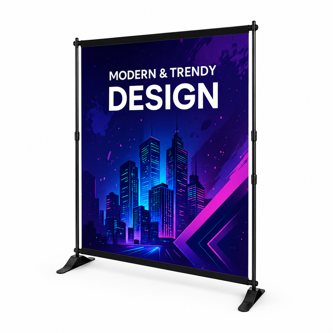 Adjustable Telescoping Backdrop Stand – Up to 8 ft × 8 ft