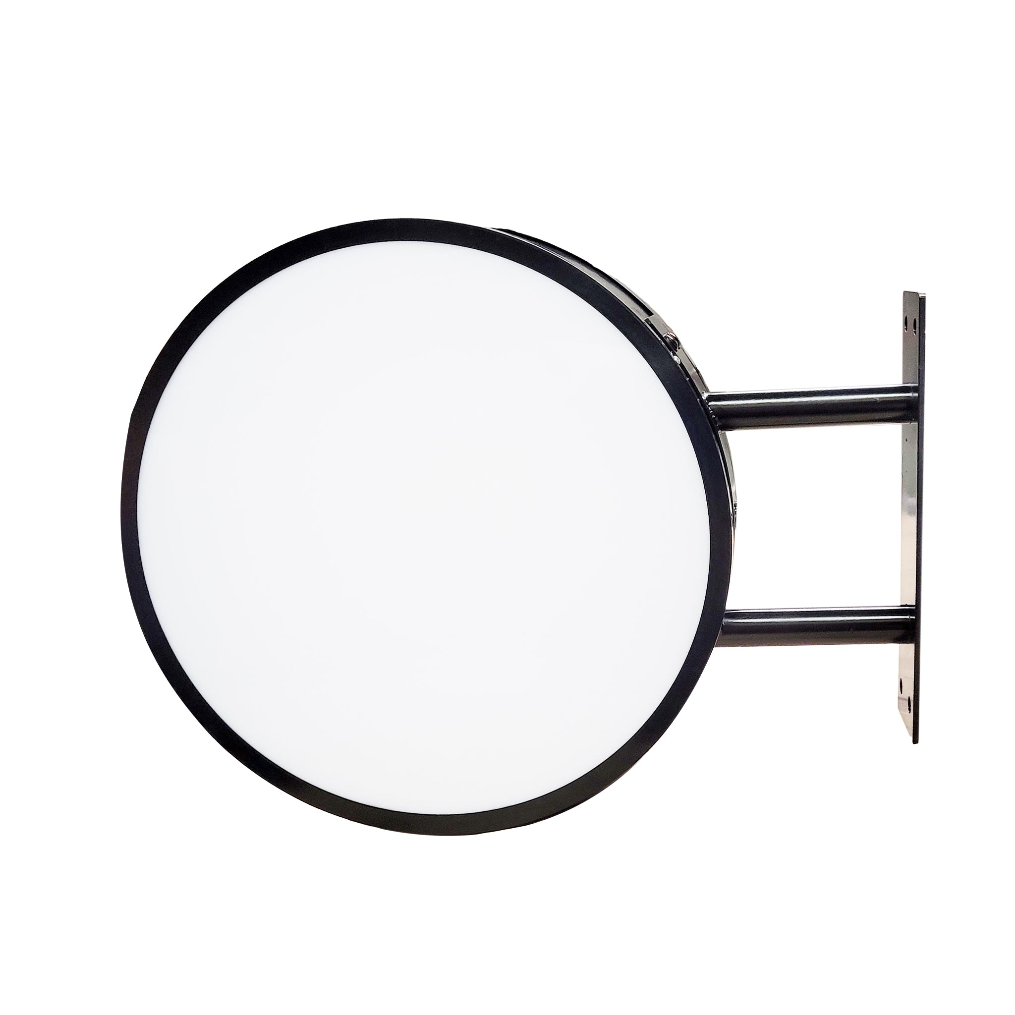 Wall Mounting Circular Lightbox with blank face – DISPLAY CANADA