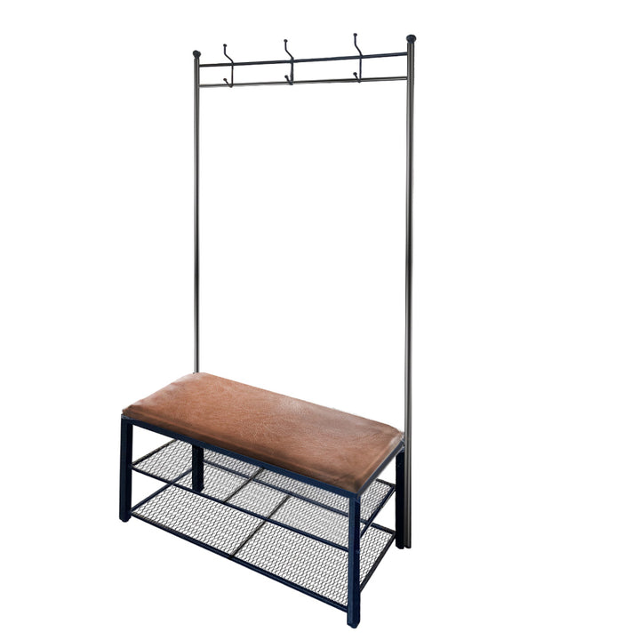 Colbie Coat & Shoe Rack W/ Bench #FGR022