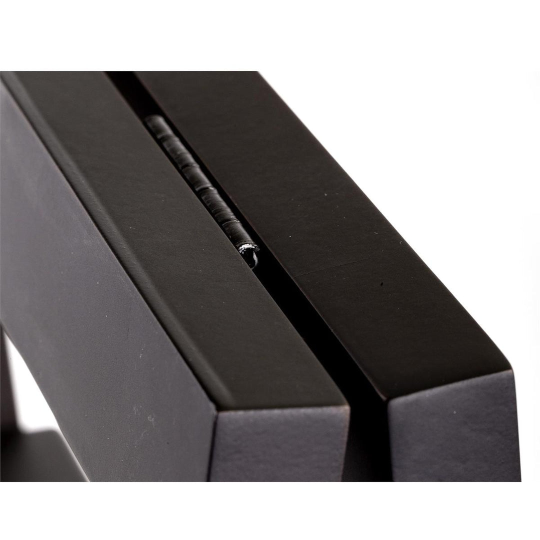 KG GABLE 43" Folding Floor Shelf 4 Tier-Warm Black