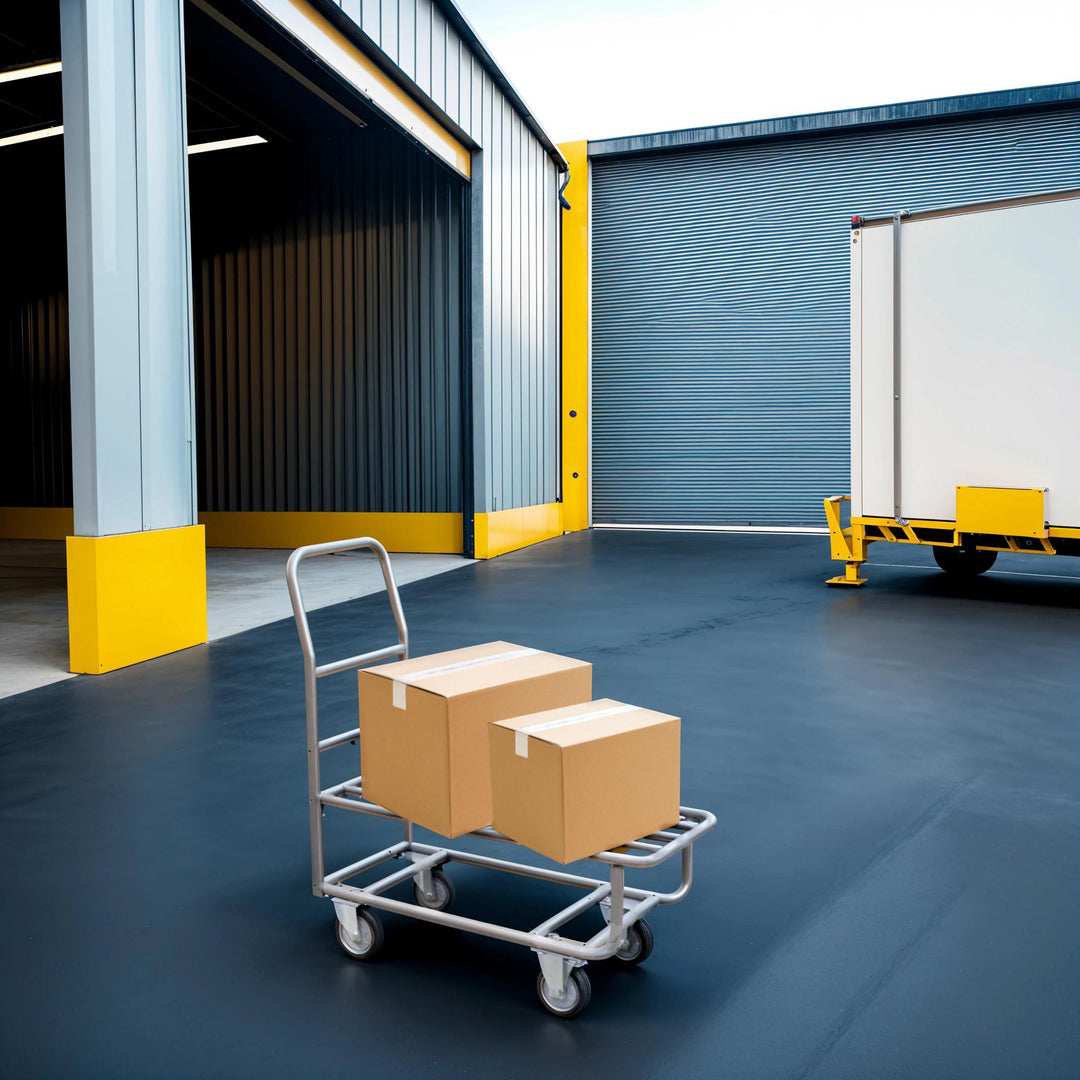 Warehouse Stock Cart Small HC010 – Compact Rolling Storage Cart for Retail & Warehouse
