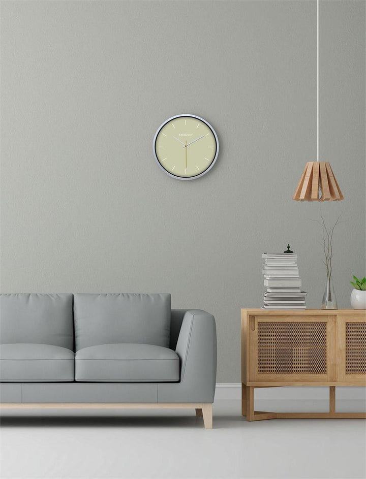 Kiera Grace 14" Plastic Wall Clock - Classic Design with Minimalistic Numerals - Stylish Home Décor