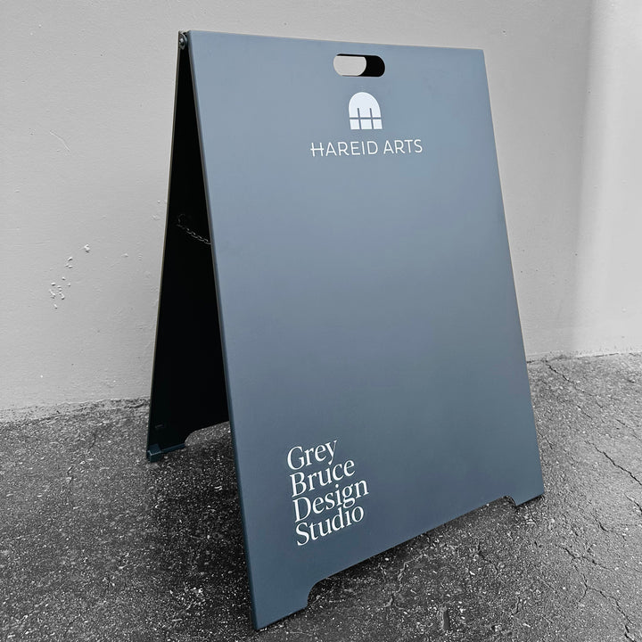 Magnetic Plated Sandwich Board with Double-Sided Display for Outdoor Promotions