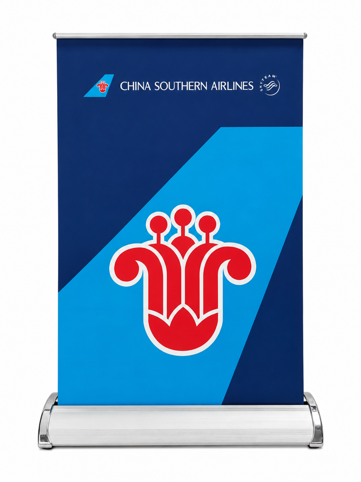 Mini Countertop Banner Stand – Tabletop Display for Retail and Event Marketing