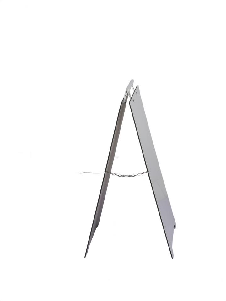Durable Aluminum Board Sidewalk Sign Holder for Outdoor Advertising | Adjustable A-Frame Display Stand