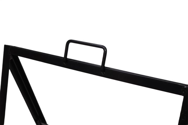 3-Pack A-Frame Sidewalk Signs 18x24 – Black Metal Double-Sided Outdoor Display