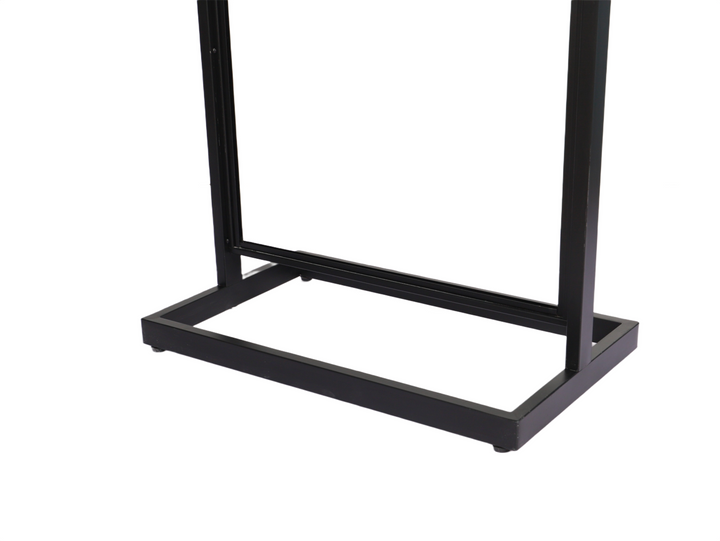 Double-Tier Floor Standing Sign Holder – 22" x 28" Double-Sided Poster Display Stand, Heavy-Duty Metal Frame