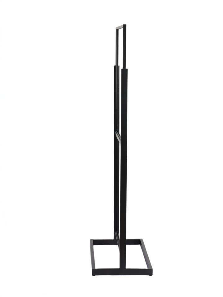 Double-Tier Floor Standing Sign Holder – 22" x 28" Double-Sided Poster Display Stand, Heavy-Duty Metal Frame