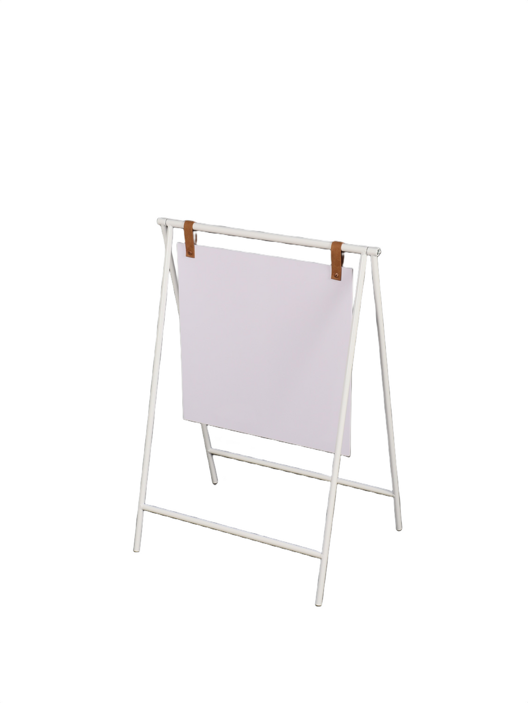 Small Metal A-Frame Sidewalk Sign with PVC Panel – Durable Outdoor Advertising Sign