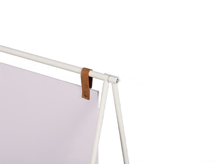 Small Metal A-Frame Sidewalk Sign with PVC Panel – Durable Outdoor Advertising Sign