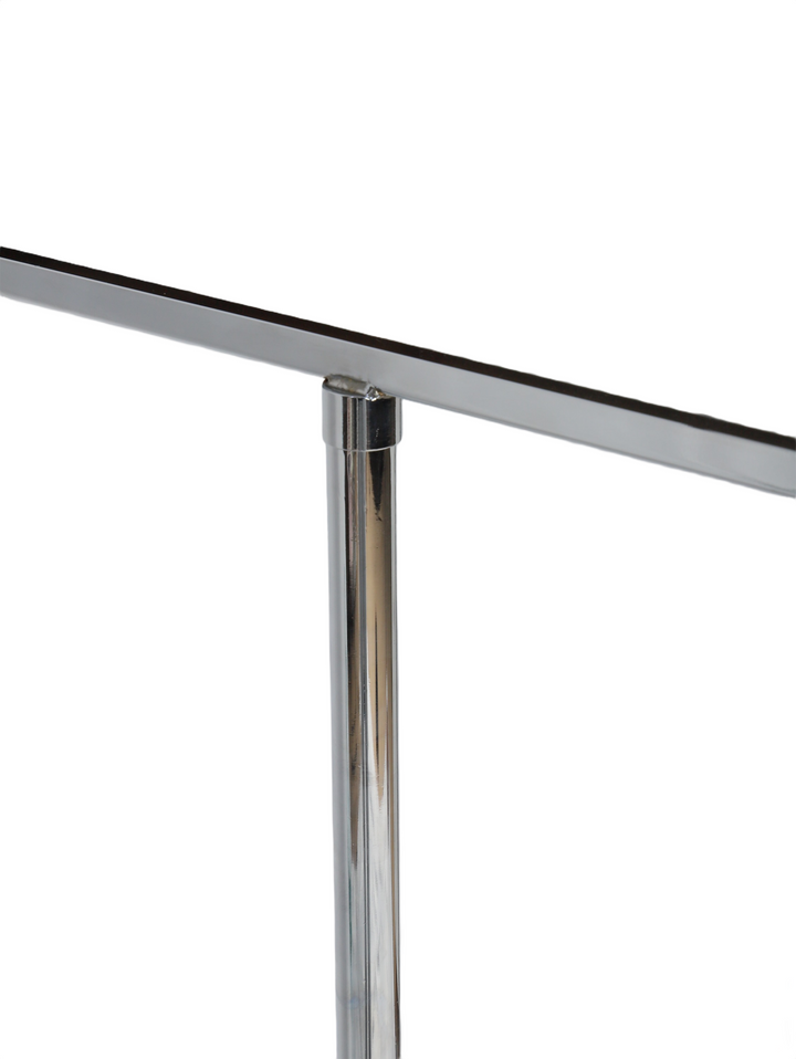 Metal Pedestal Chrome Frame Sign Holder (16"W x 12"H) - #FSH026