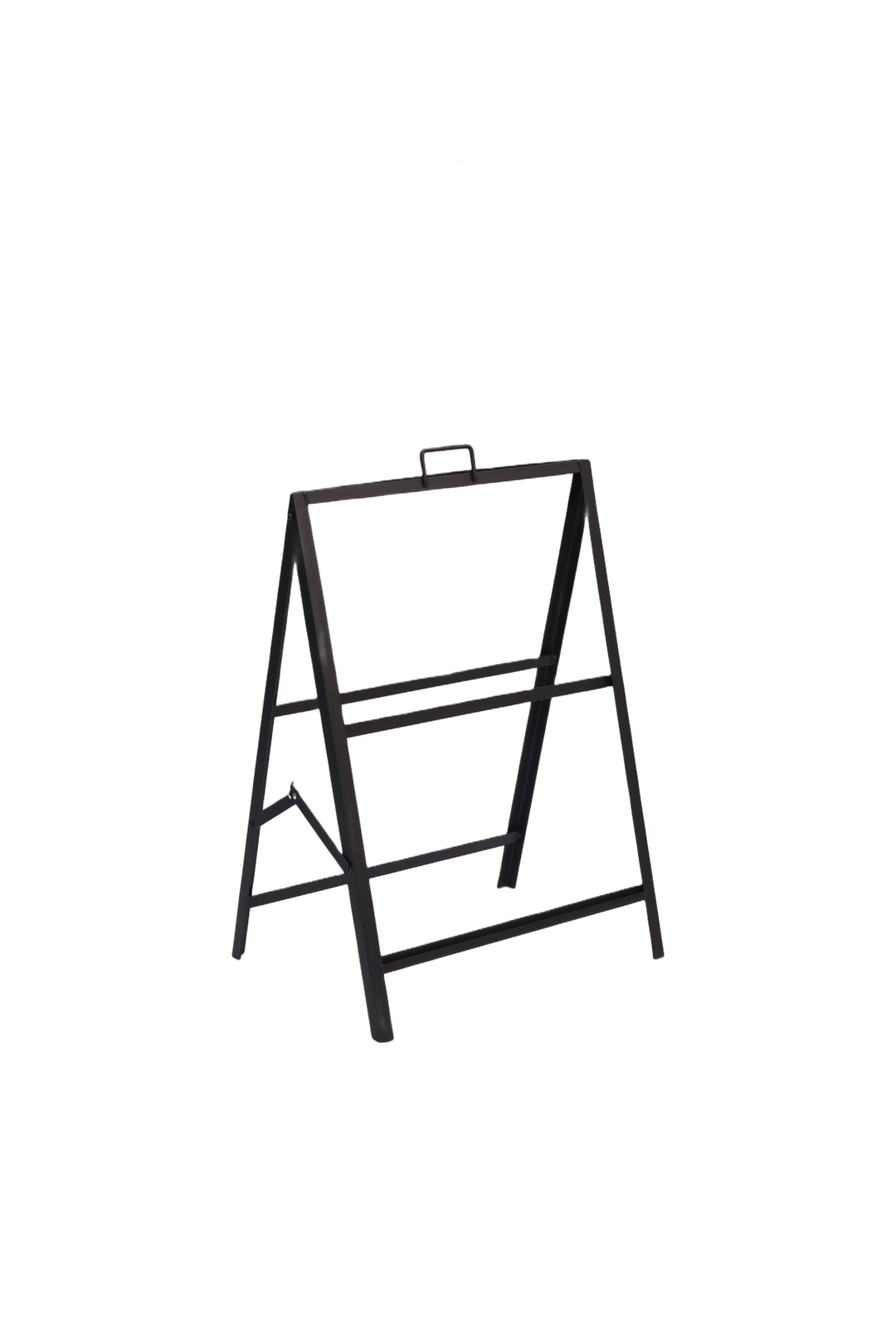 Black Metal A-Frame Sidewalk Sign Holder 22x28 – Durable Outdoor Advertising Board