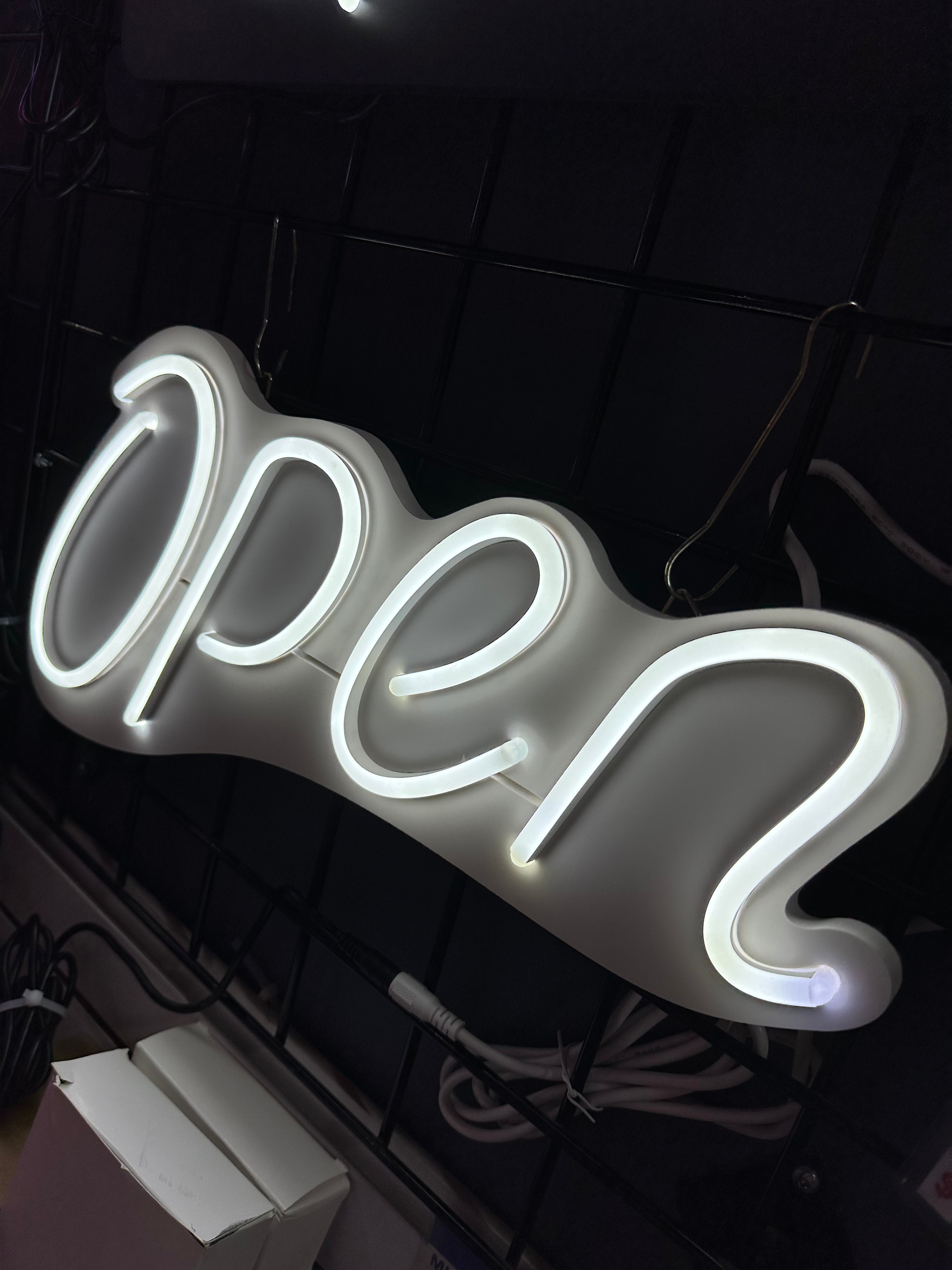 Plastic neon lights discount