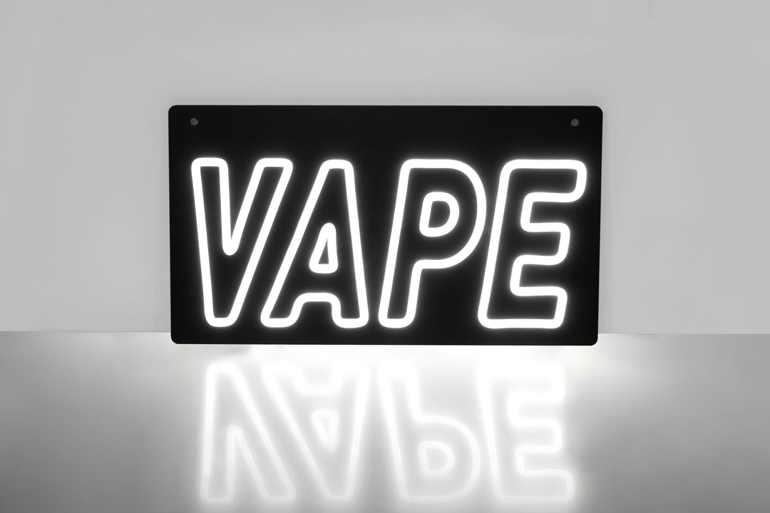 LED Neon Vape Sign 16"W x 9"H