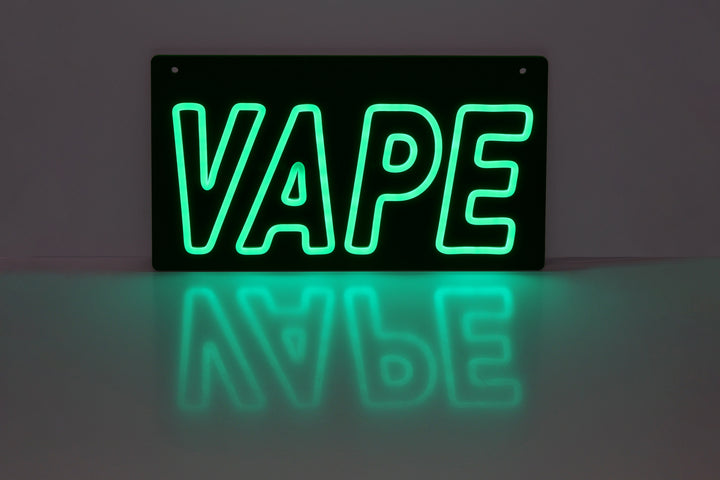 LED Neon Vape Sign 16"W x 9"H