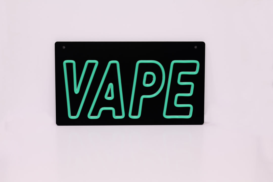 LED Neon Vape Sign 16"W x 9"H