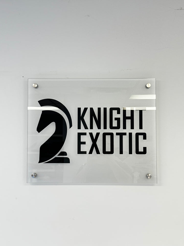 Custom Wall Mount Acrylic Sign - Personalized Business Signage for Offices, Stores & Events