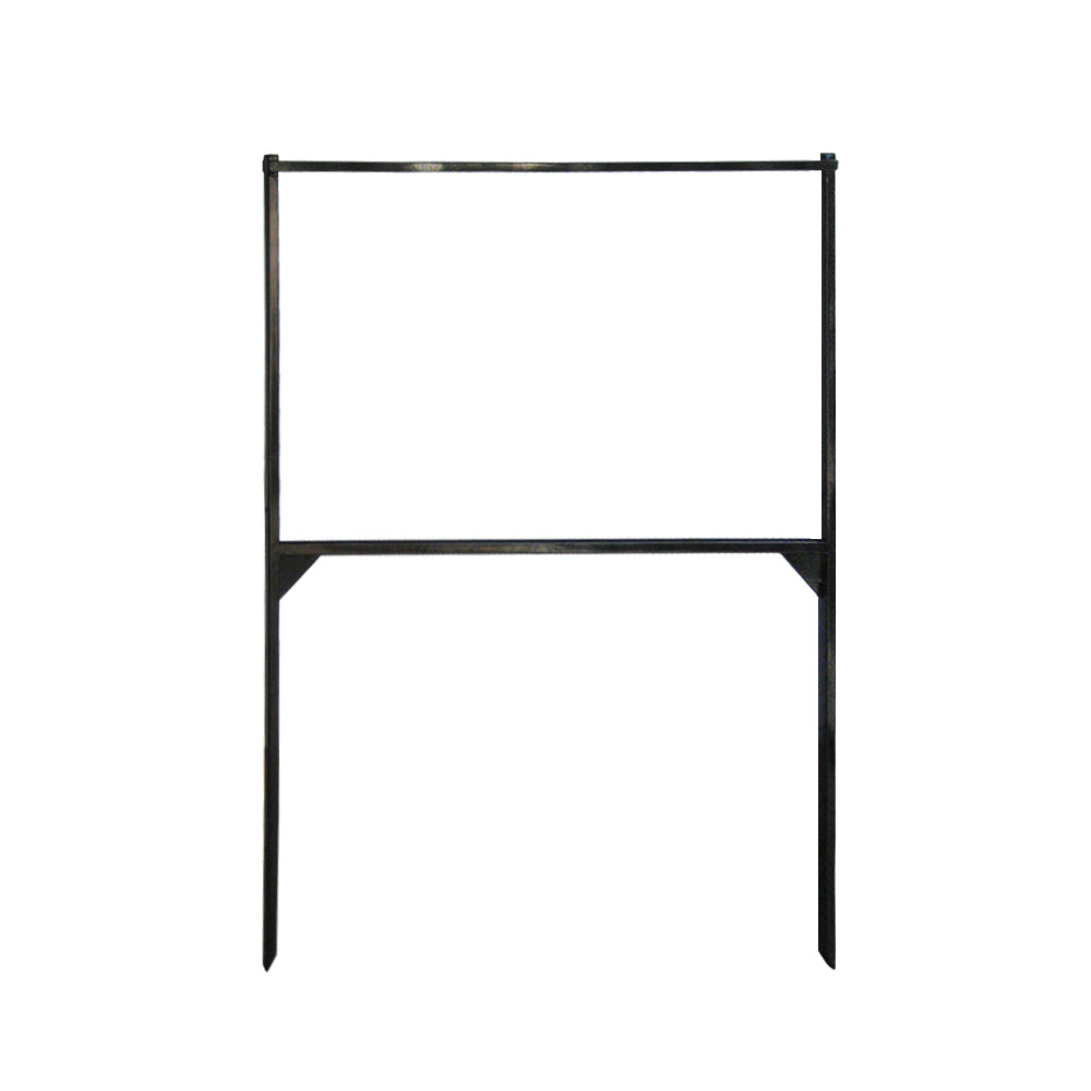 Metal Real Estate Sign Frame – Durable 24"x 16" Lawn Sign Holder for Outdoor Marketing #LS005