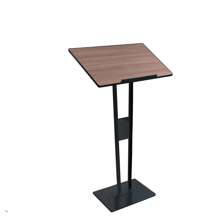 43"H Podium Lectern Stand – Durable Presentation Stand for Office, Events & Public Speaking