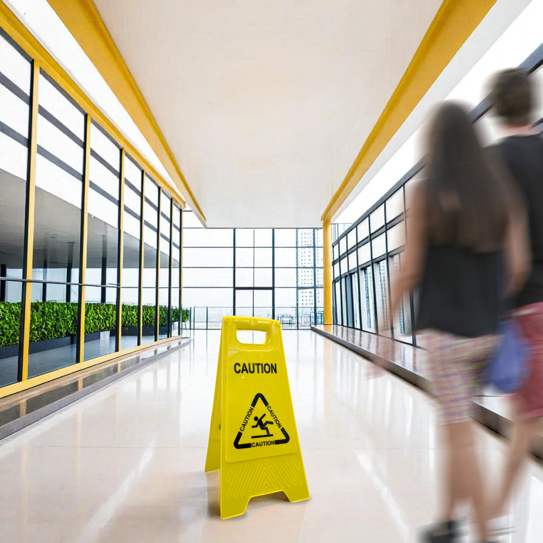 Wet Floor Caution Sign with Symbol – Slip Hazard Warning for Safety & Accident Prevention #YTS002CAUTION