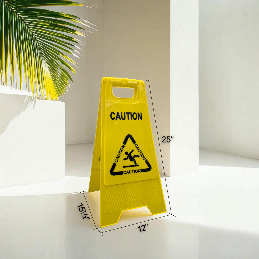 Wet Floor Caution Sign with Symbol – Slip Hazard Warning for Safety & Accident Prevention #YTS002CAUTION